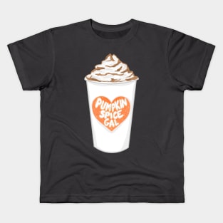 Pumpkin Spice Latte Kids T-Shirt